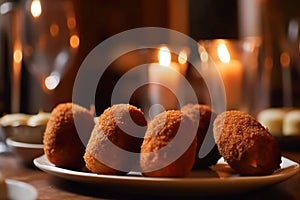 Tempting croquettes, a popular Spanish snack
