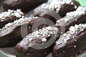 Tempting homemade chocolate pastries