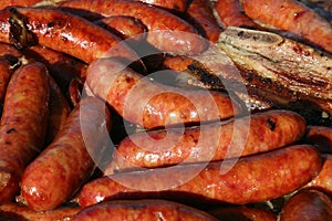 Tempting sausages photo