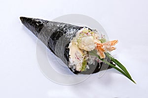 Tempura Prawn Hand Roll Temaki