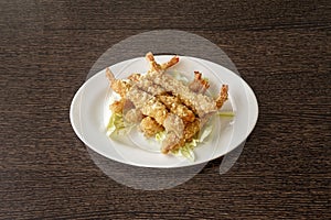 Tempura refers to the typical Japanese quick frying, especially seafood and vegetables