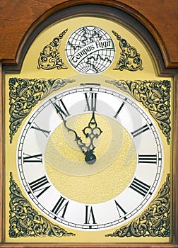 Tempus Fugit Clock Face