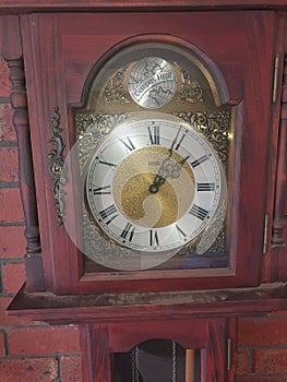 Tempus Fugit grandfather clock vintage