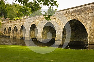 Ten Arch Stone Bridge. Inistioge. county Kilkenny. Ireland