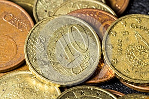 Ten cent euro coin