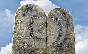 Ten Commandments from the God of Moses and Abraham