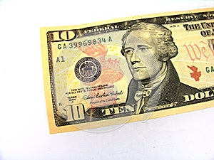 Ten Dollar bill.