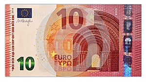 Ten euro banknote 10