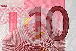 Ten Euro bill