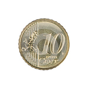 Ten Euro Cent Coin