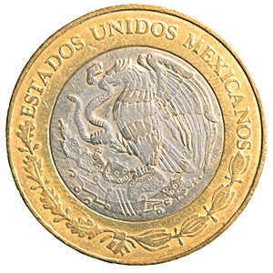 ten mexican peso coin