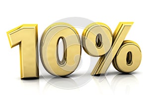 Ten percent gold