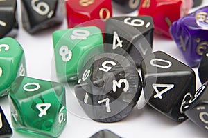 Ten sided dice