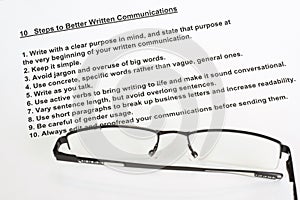 Ten steps to better written communications