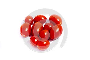 Ten super red cherry tomatoes