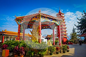 Ten Thousand Buddhas Monastery in Sha Tin, Hong Kong, China.