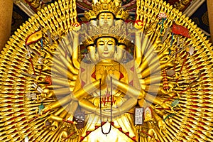 The ten thousand hands buddha statue