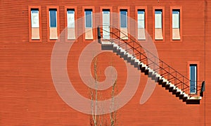 Ten Windows and a staircase