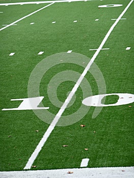 Ten Yard Line On Football Field