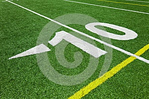 Ten yard line - football