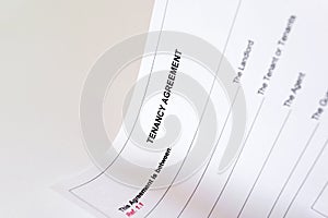 Tenancy agreement form