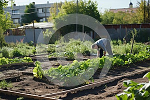 tenant gardening in collective garden plot