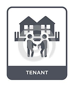 tenant icon in trendy design style. tenant icon isolated on white background. tenant vector icon simple and modern flat symbol for