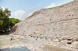 The pyramid of Tenayuca, the best-preserved Aztec temple photo