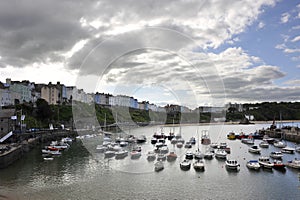 Tenby bay harbour carmarthen bay