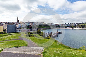 Tenby harbour Pembrokeshire Wales