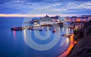 Tenby harbour, wales