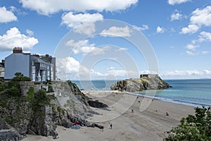 Tenby south beach Pembrokeshire South Wales