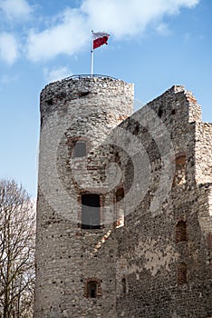 Tenczyn Castle - the ruins of a castle located in the Jura Krakowsko-Cz?stochowska,