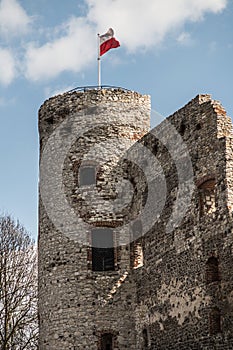 Tenczyn Castle - the ruins of a castle located in the Jura Krakowsko-CzÄ™stochowska, Poland