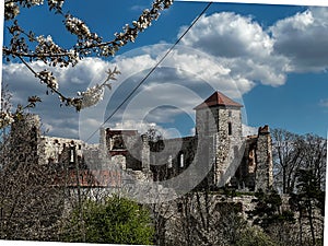 Tenczyn Castle - the ruins of a castle located in the Jura Krakowsko-CzÄ™stochowska, Poland