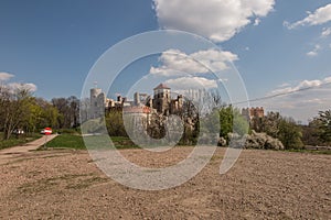 Tenczyn Castle - the ruins of a castle located in the Jura Krakowsko-CzÄ™stochowska, Poland