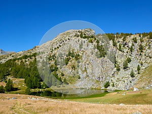 Tende - Hiking trail to Lac des Grenouilles in Valley of Marble and Vallon de Fontanalba, Mercantour National Park
