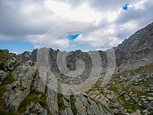 Tende - Panoramic view Valley of Marble (VallÅ½e des merveilles) in the Mercantour National Park near Tende