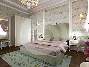 Tender and bright children`s room