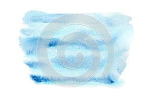 Tender light blue watercolour textured stain