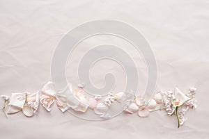 Tender pink wedding background