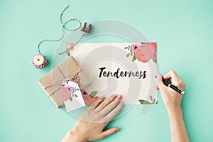 Tenderness Love Letter Message Words Graphic