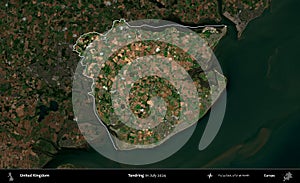 Tendring highlighted, United Kingdom. Sentinel. July 2024 photo