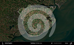 Tendring highlighted, United Kingdom. Sentinel. October 2024 photo