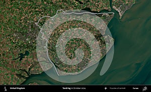 Tendring outlined, United Kingdom. Sentinel. October 2024 photo