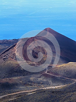Teneguia Volcano and Fuencaliente Volcanic Landscape on La Palma photo
