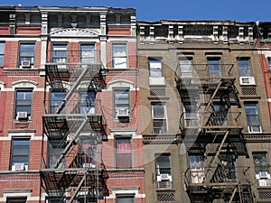 Tenement style apartments, New York City