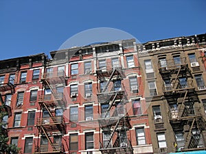 Tenement style apartments, New York City