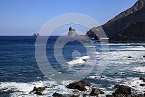 Tenerife, Canary island: road to the famous Benijo black beach