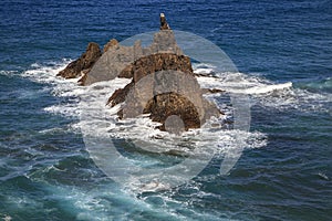 Tenerife, Canary island: road to the famous Benijo black beach